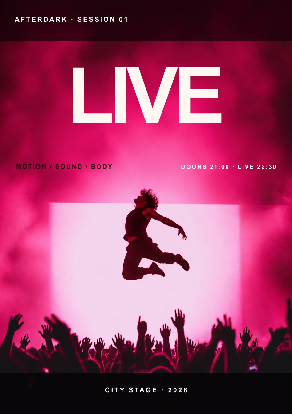 Affiche de concert et festival