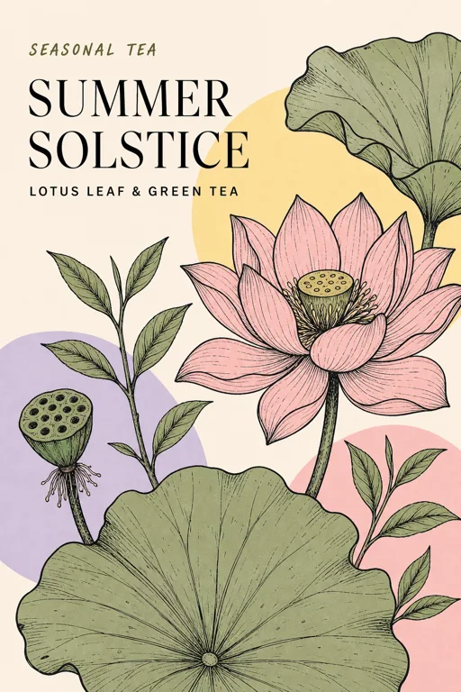 Botanical Packaging Poster template