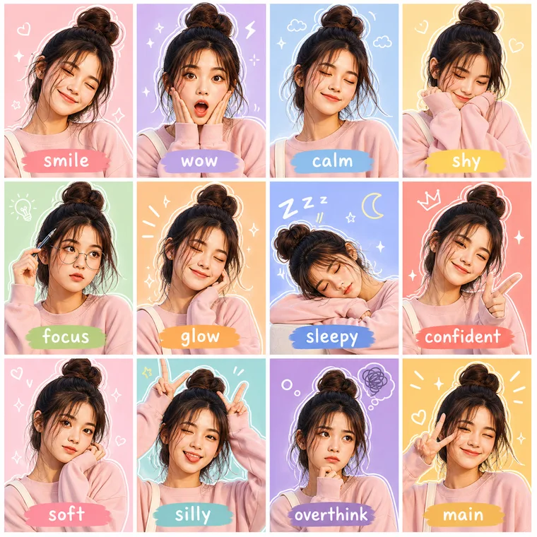 Griglia di emozioni preset example