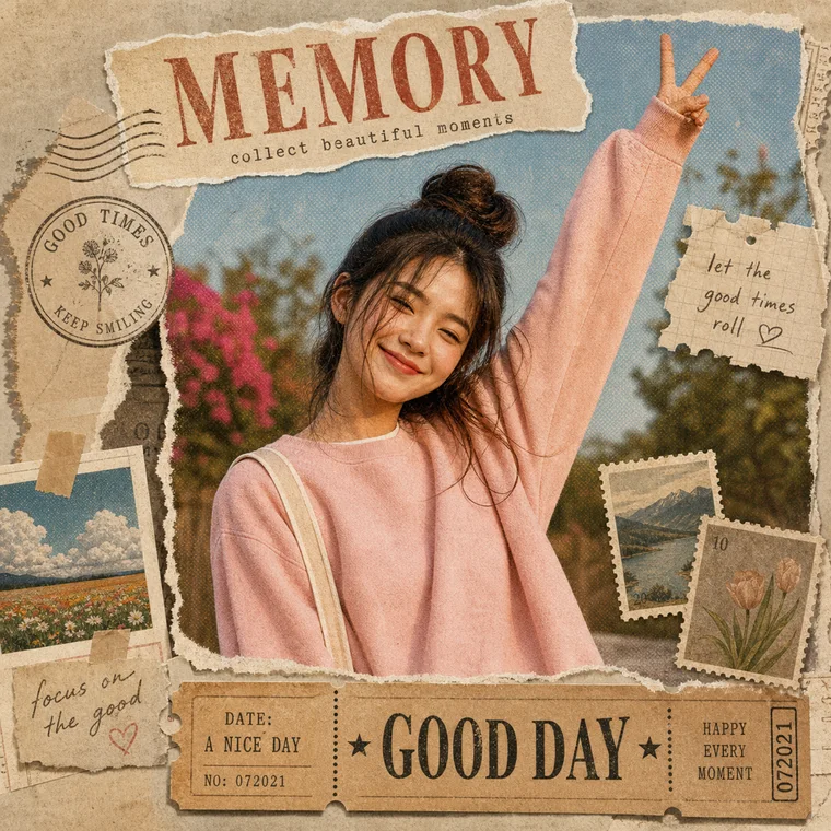 Poster vintage preset example
